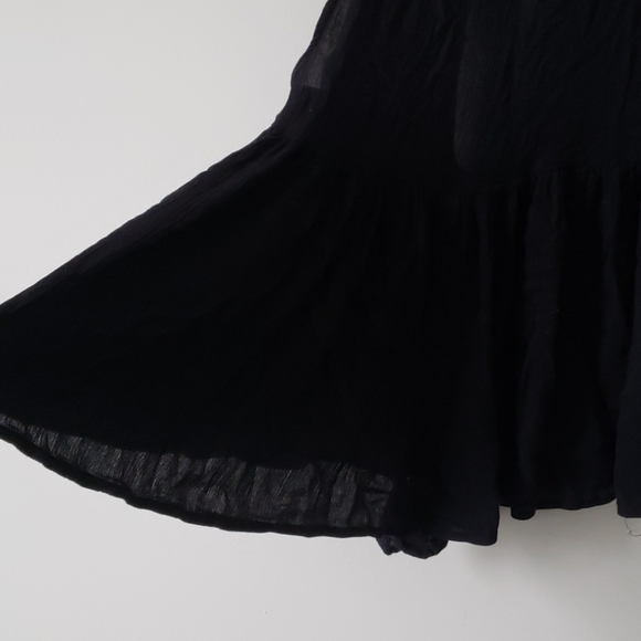 Urban Outfitters black open back romper - Picture 2 of 7